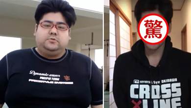 日本小哥11個月狂減70公斤，減肥過程就是不停換頭啊!最後撞臉吳彥祖？！