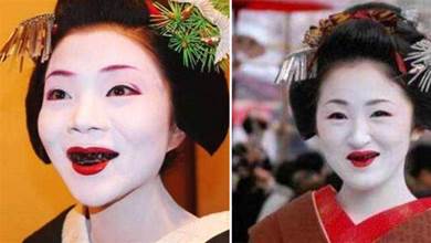 古代日本女人結婚時，為何要剃眉毛、染牙齒？審美獨特外還有深層含義？