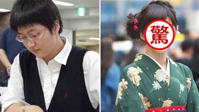 日本28歲女棋手高中被笑話像男孩子，但是9年過後居然沒人認得出，網友：穿和服的樣子好可愛~