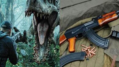 【胡思亂想】人類武器AK—47或M16系列步槍，對遠古霸王龍有威脅嗎：恐龍並非對子彈免疫