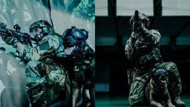波蘭JWK特種部隊發佈最新宣傳照，軍犬搶鏡頭成主角，全副武裝到狗頭