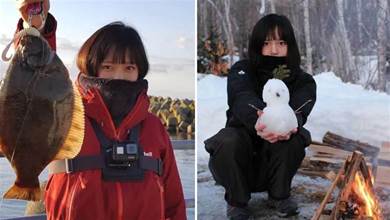 釣魚、劈柴、做飯，「北海道少女」的零下30度生存手冊！網友：謝謝，被治癒了！