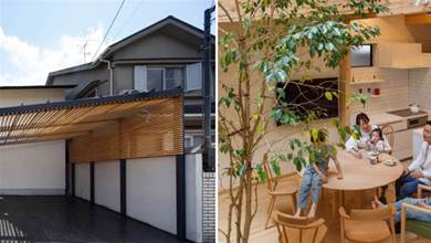 日本一家五口的90㎡小家，屋內開天窗種榕樹，去客廳化生活太愜意