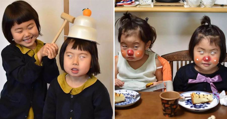 日本媽媽專拍姐妹崩壞醜照，萌翻一眾網友~親媽才是最大的黑粉？！