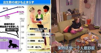 日本結婚率再創新低，「第一單身大國」成現實！年輕人表示卷不動了……