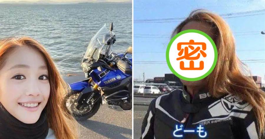 直男又被「照騙」？日本50歲阿貝假扮美女騎手，真實目的只是想炫車！網友：至少頭髮是真的