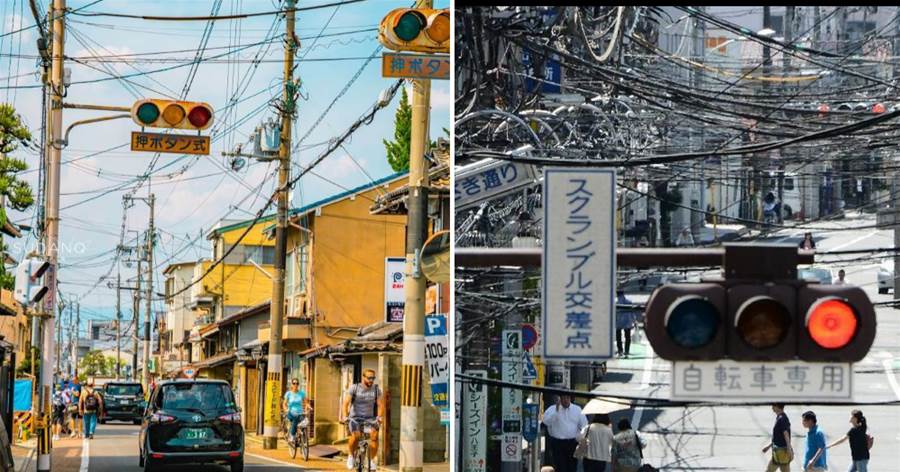 日本是著名的「愛乾淨」的國家，那為什麼不治治街頭的蜘蛛網電線杆？