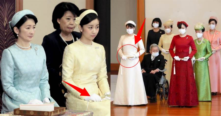 日本皇室女性重大活動不穿和服，戴王冠穿洋裝，為什麼手裡又拿一把穿和服時才拿著的「紙摺扇」？
